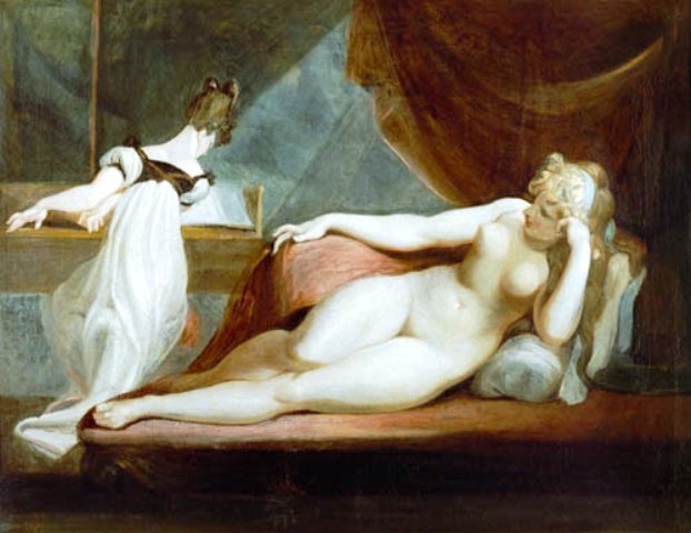 Fille nue, un pianiste écoutant.jpg